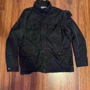 Tommy Hilfiger Black Military Field Jacket